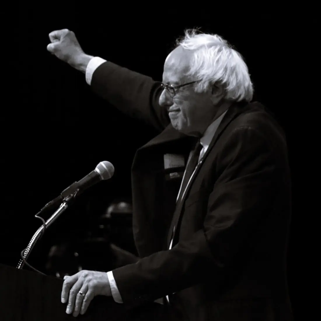 Bernie Sanders, photographed by Sean Garschi