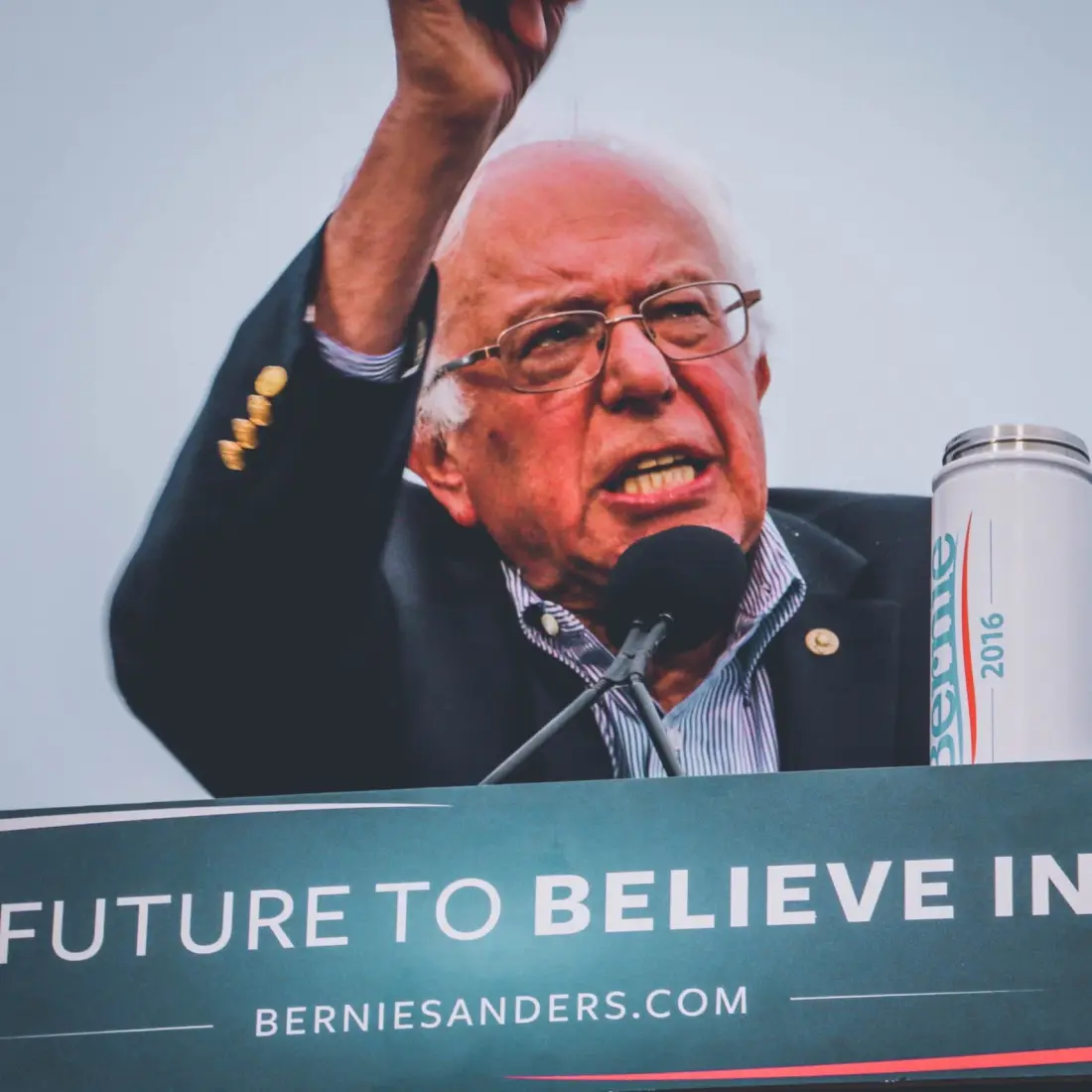 Bernie Sanders, photographed by Sean Garschi